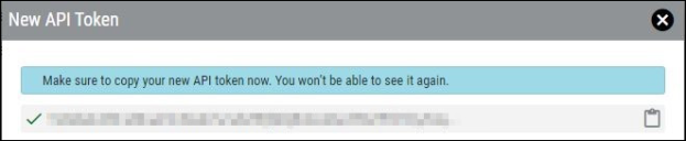 Generating an API Token