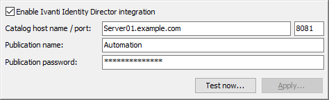 Enable integration in the Automation Console