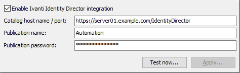 Enable integration in the Automation Console