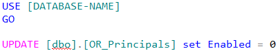Query Lockout ITS