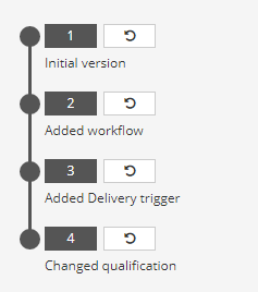 Service Versions panel