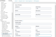 Configure the settings to enable CDW integration with ITAM.