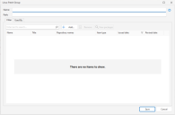 Linux Patch Group dialog