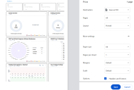 Print Dashboard - Print to PDF