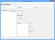 RSS Feed Generator dialog