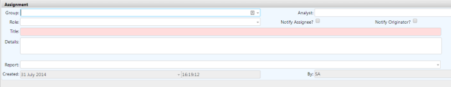 Assignment window