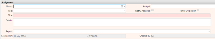 Assignment window