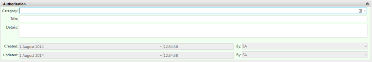 Authorization window