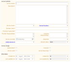 Service Portfolio window