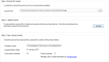 View License Content