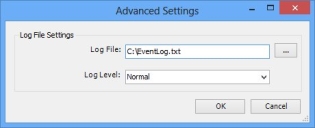 Advanced Settings dialog