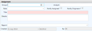 Assignment window
