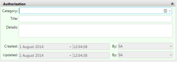Authorization window