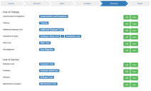 Add New Scenario Model page: Outcomes stage