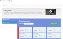 Scenario Modelling page