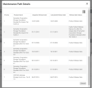 Maintenance Paths tab - Maintenance Path Details pop-up screen