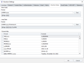 The Xtraction Dates tab displays the format for all dates displayed in Xtraction.