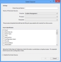 Event Source dialog