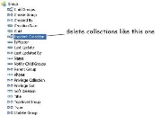 Delete Incident Collection, Problem Collection, or Change Collection