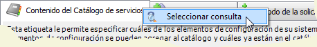 Seleccionar consulta
