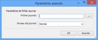 boîte de dialogue Paramètres avancés