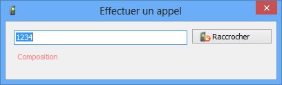 Effectuer un appel