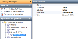 la sous-branche Microsoft SCCM
