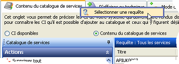 Sélectionner une requête