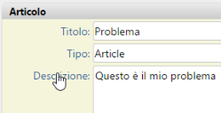Fare clic su Descrizione per aggiungere una traduzione alla descrizione