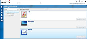 Catalogo dei servizi