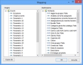 finestra di dialogo Mapping