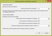 okno dialogowe Harmonogram menedżera zdarzeń