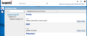 Katalog usług