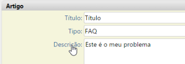 Clique em Descrição para adicionar uma tradução para a descrição