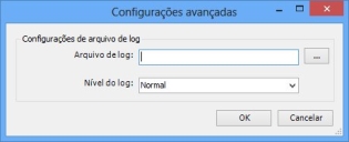 caixa de diálogo Configurações avançadas