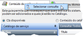 Selecionar consulta