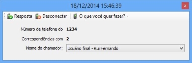 Correspondências com = 2