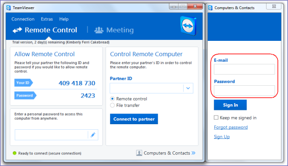 teamviewer not allowing remote control