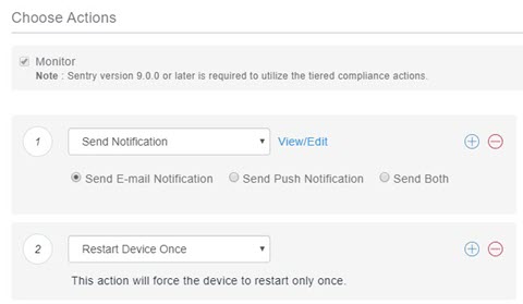 Creating compliance policy rules and device groups
