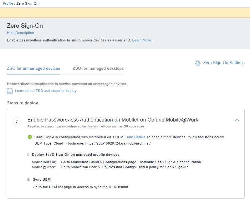 Passwordless login from unmanaged devices