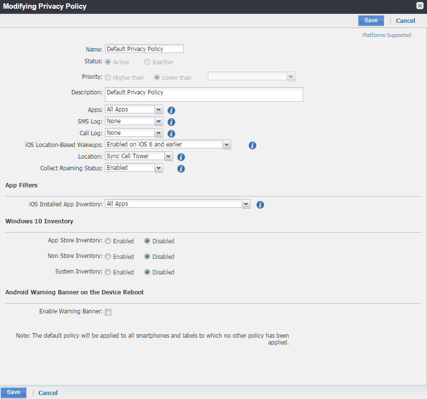 text messaging program with privacy box