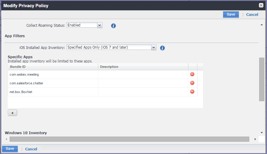 Managing installed iOS and macOS apps