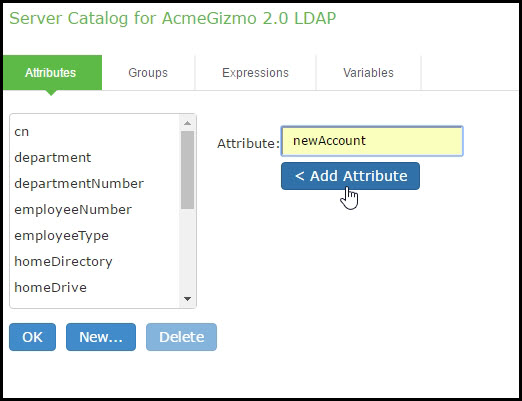  Adding an Attribute for LDAP