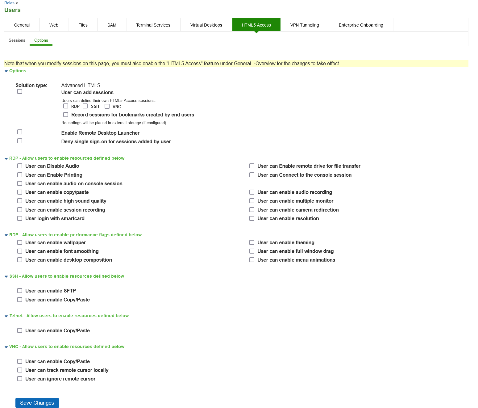 Creating a HTML5 Enduser Bookmark for Remote Desktop