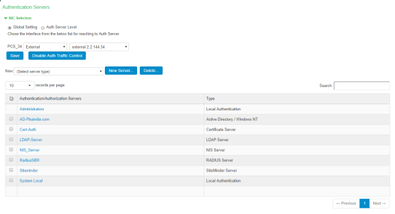 Authentication and Directory Servers