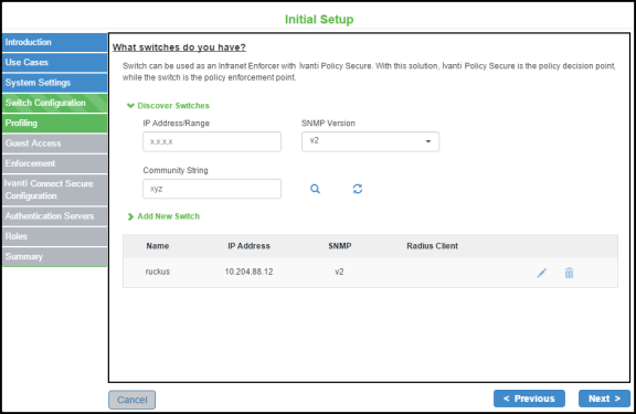 Configuring Ivanti Policy Secure using Initial Setup Wizard