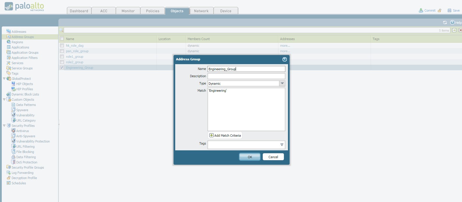 Configuring Palo Alto Networks Firewall