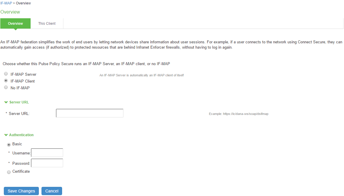 IF-MAP Configuration
