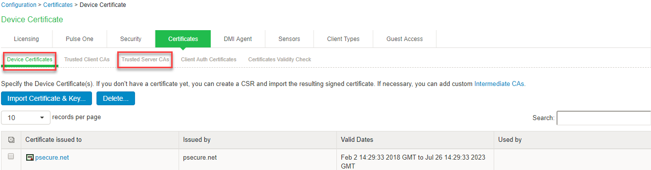IF-MAP Configuration