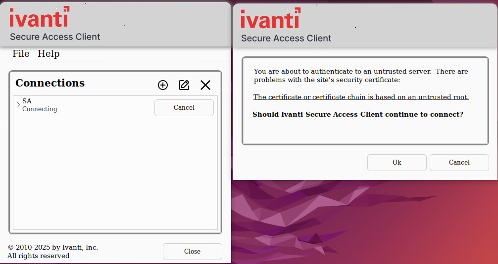 Step 2 - Authentication Window